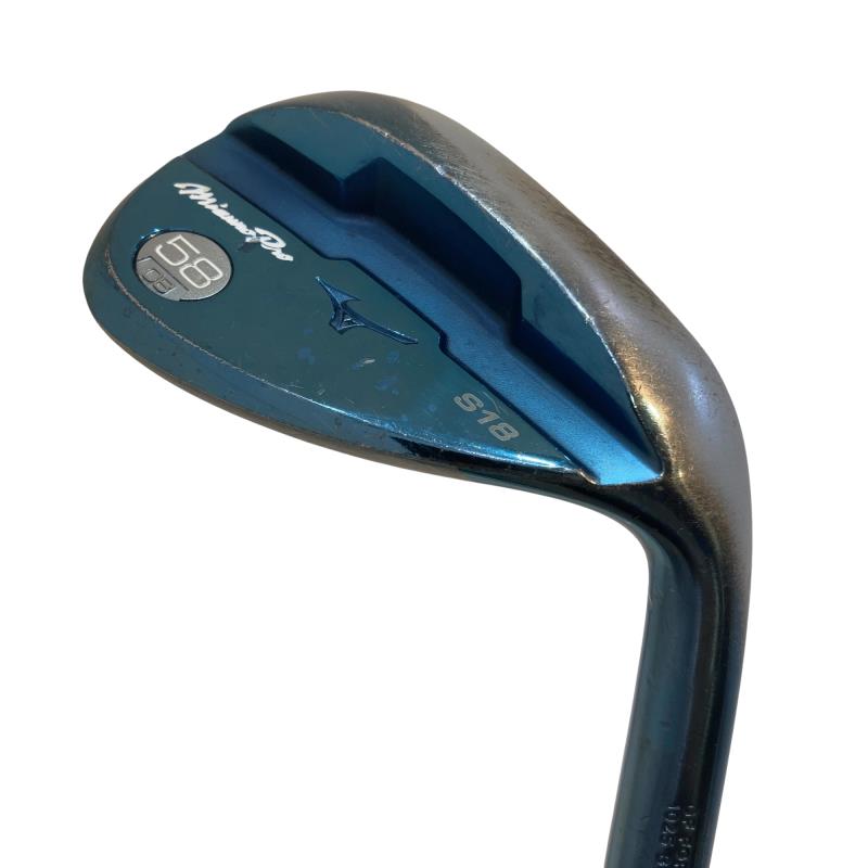 【中古】 ミズノ Mizuno Pro S18(青色) 58°/08° ウェッジ WG Dynamic Gold (フレックスS) メンズ 成人男性用 右利き 右用 C価値づける ゴルフ野球クラブ