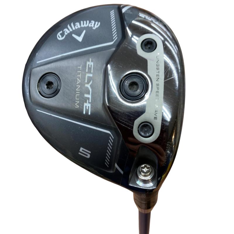 【中古】 キャロウェイ ELYTE TITANIUM 5W フェアウェイウッド FW リシャフト (フレックスその他) メンズ 男性用 右利き 右用 Cランク ゴルフクラブ
