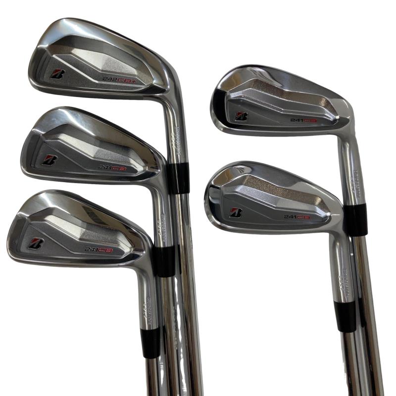 【中古】 ブリヂストン BRIDGESTONE 241CB 6S アイアンセット IR 純正特注シャフト (フレックスS) メンズ 男性用 右利き 右用 Bランク ゴルフクラブ