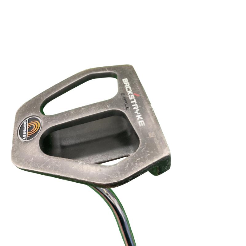 【中古】 オデッセイ BACK STRYKE 2・BALL 34in パター PT スチール写真 (フレックス余分の物) メンズ 成人男性用 右利き 右用 D位置づける ゴルフ野球クラブ