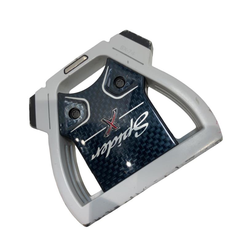 【中古】 テーラーメイド Spider X CHALK/WHITE センターシャフト 33インチ パター PT スチール(ブラック) (フレックスその他) メンズ 男性用 右利き 右用 Dランク ゴルフクラブ