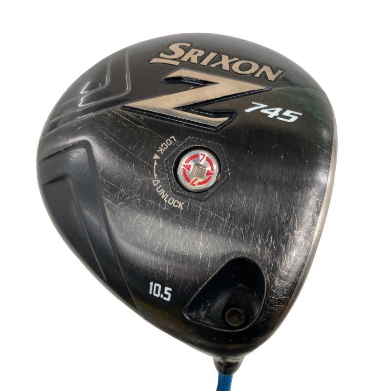 【中古】 ダンロップ SRIXON Z745 10.5° １番ウッド DR ATTAS 6☆ 6 (フレックスS) メンズ 成人男性用 右利き 右用 C位置づける ゴルフ野球クラブ