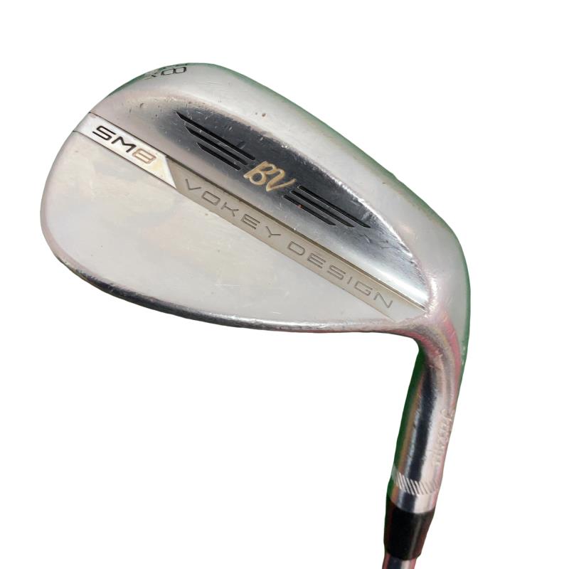 【中古】 タイトリスト VOKEY SPIN MILLED SM8 ツアークロム 58°/08°M ウェッジ WG Dynamic Gold (フレックスS) メンズ 男性用 右利き 右用 Dランク ゴルフクラブ