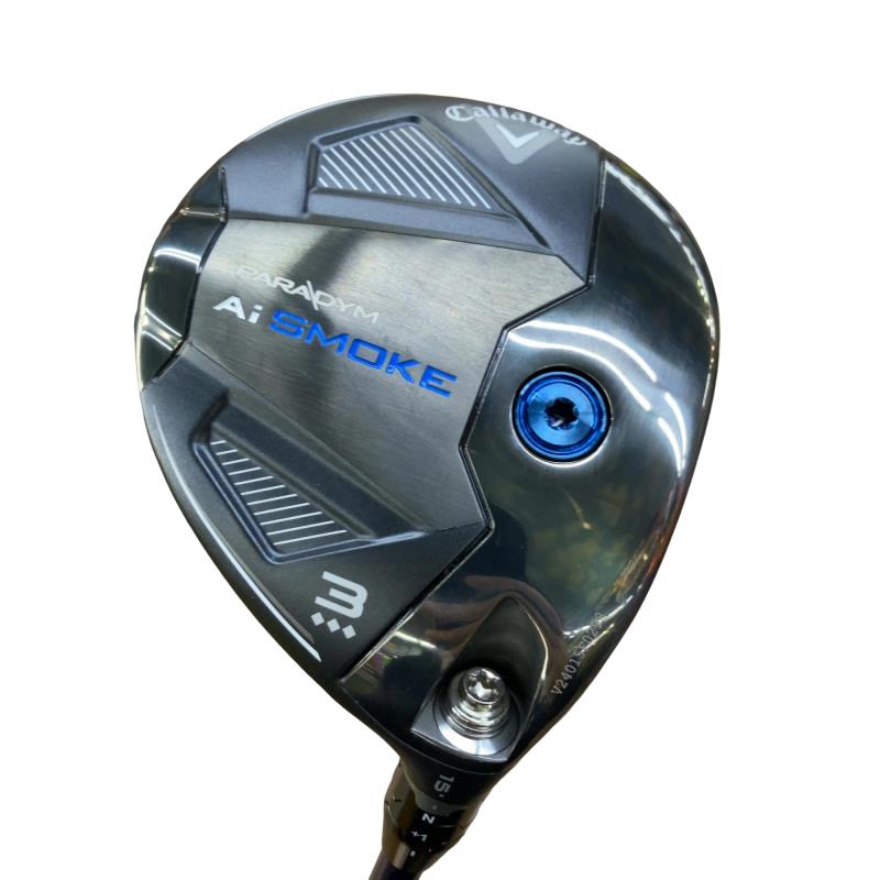 【中古】 キャロウェイ PARADYM Ai SMOKE ◆◆◆ 3W フェアウェイウッド FW 純正特注シャフト (フレックスS) メンズ 男性用 右利き 右用 Bランク ゴルフクラブ