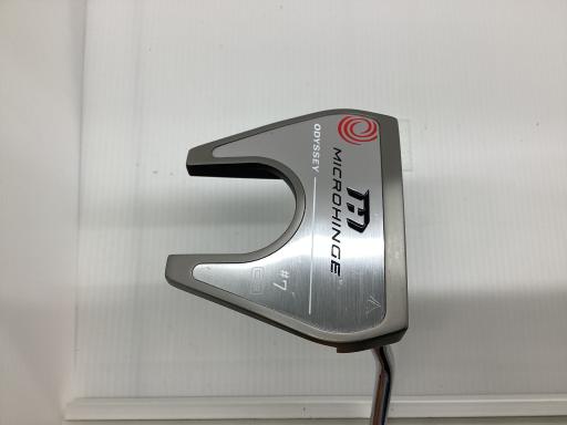 【中古】 オデッセイ MICROHINGE #7 DB 34in パター PT スチール写真 (フレックス余分の物) メンズ 成人男性用 右利き 右用 B位置づける ゴルフ野球クラブ