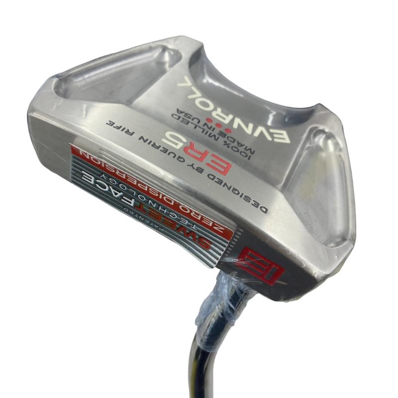 【中古】 EVNROLL EVNROLL ER5 34インチ レフティ(TOURTAC赤) パター PT スチール (フレックスその他) メンズ 男性用 左利き レフティ 左用 Nランク ゴルフクラブ