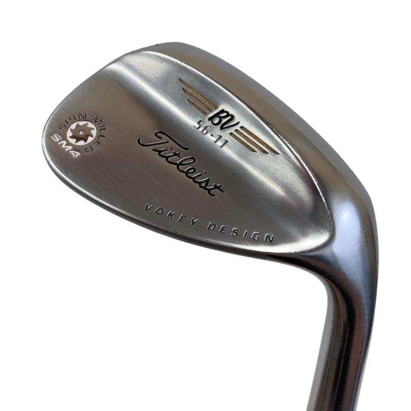 【中古】 タイトリスト VOKEY SPIN MILLED SM4 周遊旅行Cr 56°/11° ウェッジ WG Dynamic Gold (フレックスS) メンズ 成人男性用 右利き 右用 C価値づける ゴルフ野球クラブ