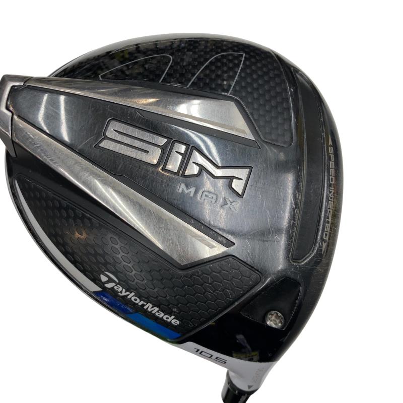 【中古】 テーラーメイド SIM MAX 10.5° ドライバー DR リシャフト (フレックスその他) メンズ 男性用 右利き 右用 Cランク ゴルフクラブ