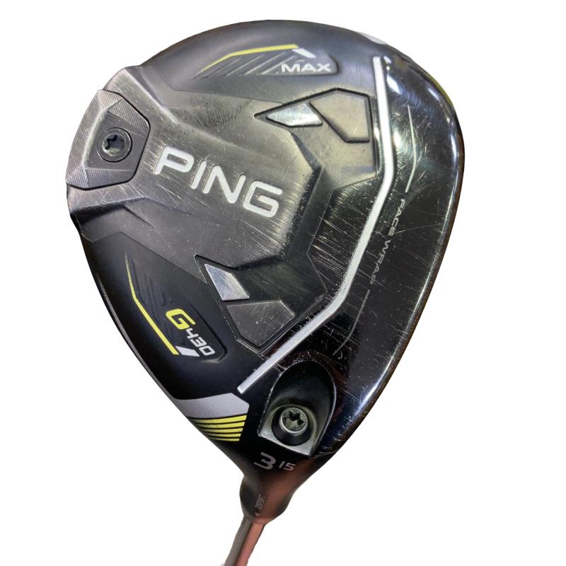 【中古】 ピン G430 MAX 3W フェアウェイウッド FW PING TOUR 2.0 CHROME 65(FW) (フレックスS) メンズ 男性用 右利き 右用 Cランク ゴルフクラブ