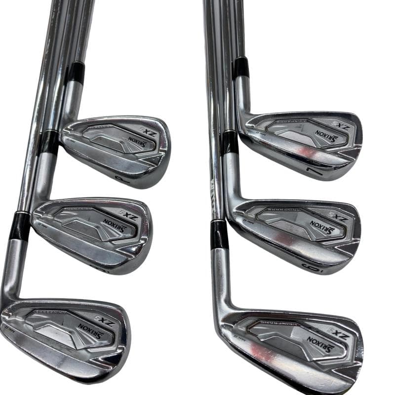 【中古】 ダンロップ SRIXON ZX5 Mk II 6S アイアンセット IR 純正特注シャフト (フレックスS) メンズ 男性用 右利き 右用 Cランク ゴルフクラブ|ゴルフパートナー 中古クラブ店