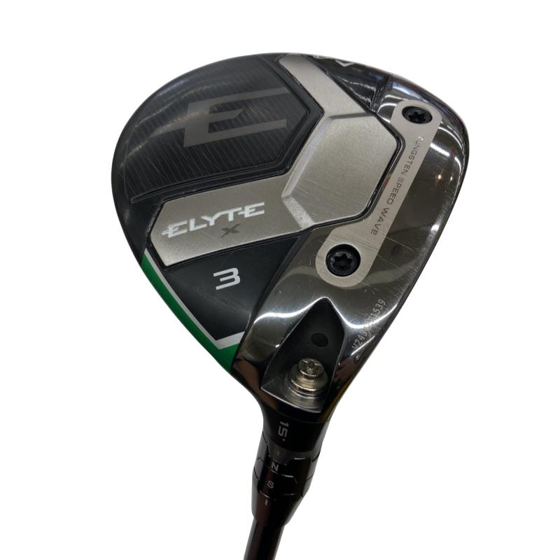 【中古】 キャロウェイ ELYTE X 3W フェアウェイウッド FW VENTUS GREEN 50 for CW(ELYTE FW) (フレックスSR) メンズ 男性用 右利き 右用 Bランク ゴルフクラブ