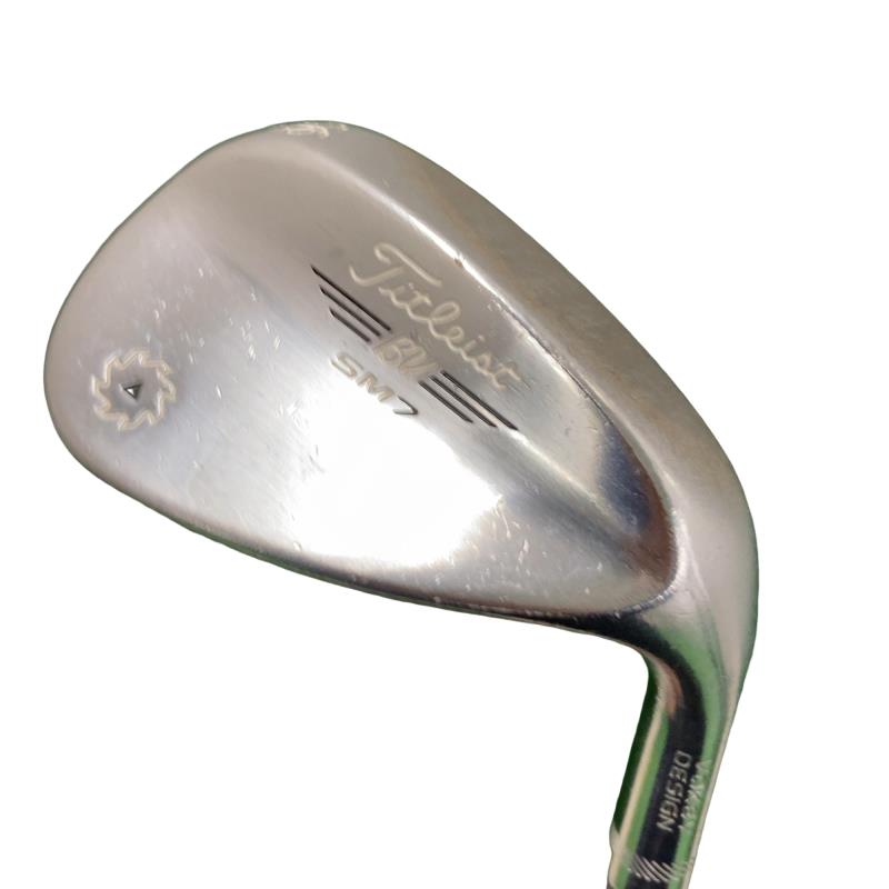【中古】 タイトリスト VOKEY SPIN MILLED SM7 ツアークロム 56°/14°F ウェッジ WG NS PRO 950GH (フレックスS) メンズ 男性用 右利き 右用 Dランク ゴルフクラブ