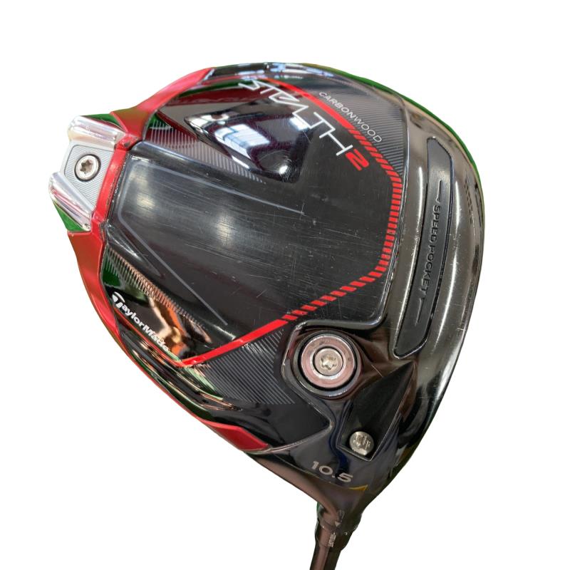 【中古】 テーラーメイド STEALTH2 10.5° ドライバー DR TENSEI RED TM50(STEALTH DR) (フレックスS) メンズ 男性用 右利き 右用 Cランク ゴルフクラブ