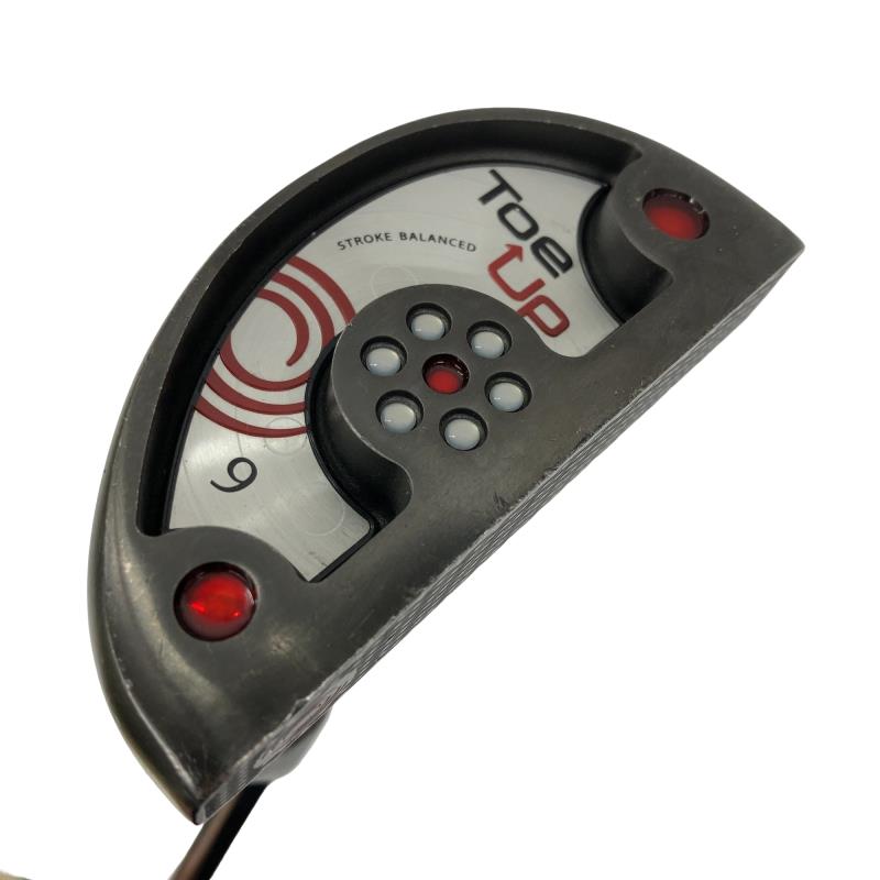【中古】 オデッセイ Toe Up #9 35in パター PT スチール写真 (フレックス余分の物) メンズ 成人男性用 右利き 右用 C序列付ける ゴルフ野球クラブ クラブ-スポーツ・アウトドア
