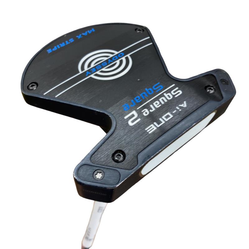 【中古】 オデッセイ Ai-ONE SQUARE 2 SQUARE MAX STRIPE 33インチ パター PT STROKE LAB 90 スチール (フレックスその他) メンズ 男性用 右利き 右用 Cランク ゴルフクラブ