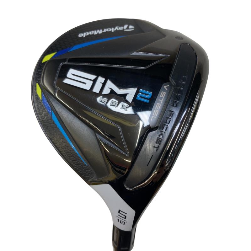 【中古】 テーラーメイド SIM2 MAX 5W フェアウェイウッド FW TENSEI BLUE TM50(SIM2 FW) (フレックスR) メンズ 男性用 右利き 右用 Bランク ゴルフクラブ