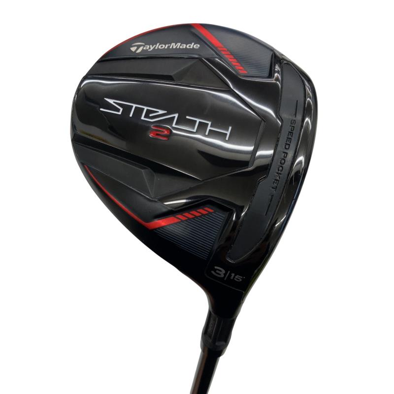 【中古】 テーラーメイド STEALTH2 3W フェアウェイウッド FW TENSEI RED TM50(STEALTH FW) (フレックスS) メンズ 男性用 右利き 右用 Bランク ゴルフクラブ