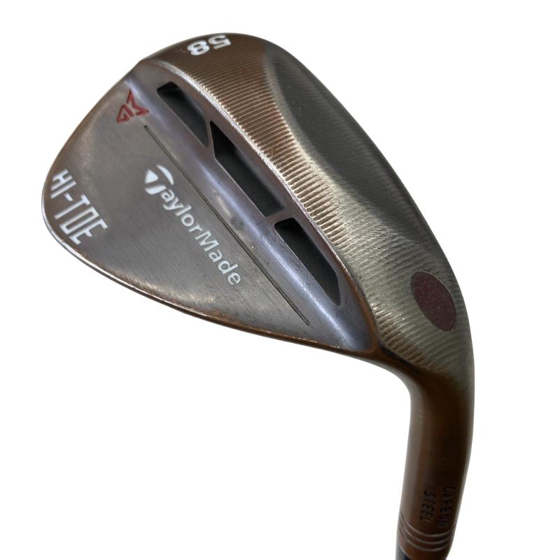 【中古】 仕立て屋お手伝いさん Taylor Made MILLED GRIND HI-TOE 58° ウェッジ WG Dynamic Gold (フレックスS) メンズ 成人男性用 右利き 右用 D位置づける ゴルフ野球クラブ