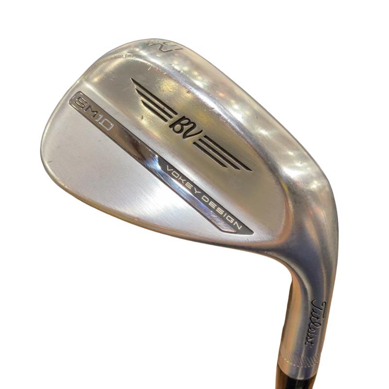 【中古】 タイトリスト VOKEY SPIN MILLED SM10 ツアークロム 52°/08°F ウェッジ WG BV 105 (フレックスその他) メンズ 男性用 右利き 右用 Cランク ゴルフクラブ