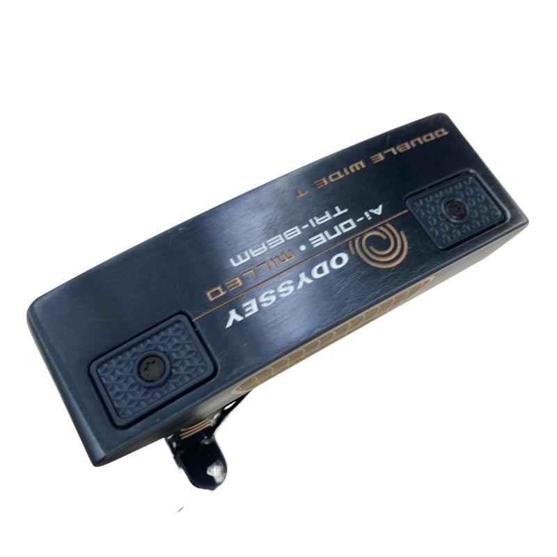 【中古】 オデッセイ Ai-ONE・MILLED TRI-BEAM DOUBLE WIDE T CH(カスタム) パター PT 完全無欠特注立て坑 (フレックス余分の物) メンズ 成人男性用 右利き 右用 C価値づける ゴルフ野球クラブ