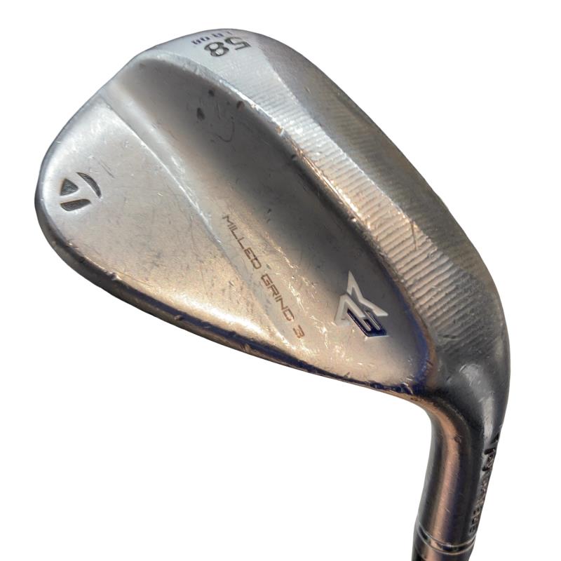【中古】 仕立て屋お手伝いさん Taylor Made MILLED GRIND 3 58°/08° ウェッジ WG Dynamic Gold (フレックスS) メンズ 成人男性用 右利き 右用 C序列付ける ゴルフ野球クラブ
