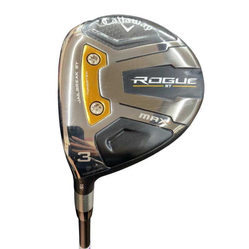 【中古】 キャロウェイ ROGUE ST MAX 3W レフティ フェアウェイウッド FW VENTUS 5 for CW(ROGUE ST FW) (フレックスS) メンズ 男性用 左利き レフティ 左用 Cランク ゴルフクラブ|ゴルフパートナー 中古クラブ店