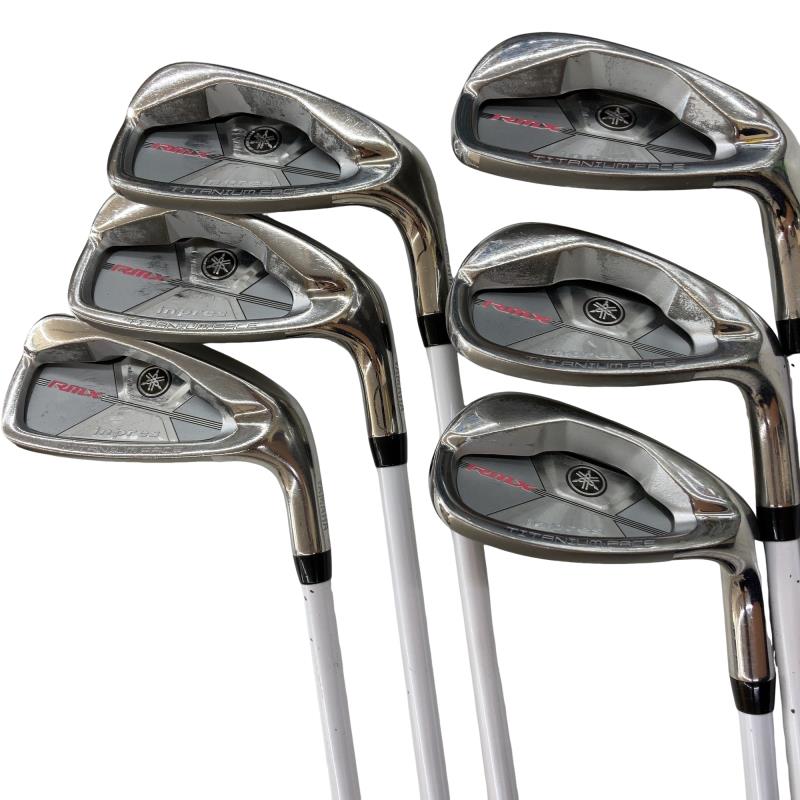 【中古】 ヤマハ inpres RMX TITANIUM 6S レディース アイアンセット IR TX-414i(白) (フレックスL) レディース 女性用 右利き 右用 Dランク ゴルフクラブ