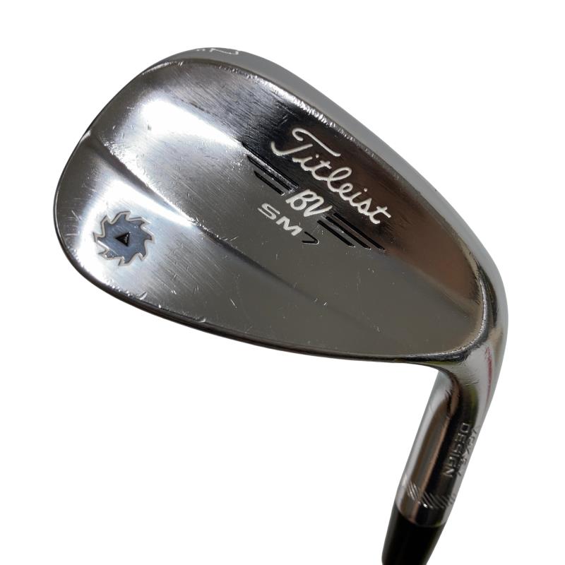 【中古】 タイトリスト VOKEY SPIN MILLED SM7 ツアークロム 52&deg;/12&deg;F ウェッジ WG NS PRO 950GH (フレックスS) メンズ 男性用 右利き 右用 Cランク ゴルフクラブ｜ゴルフパートナー 中古クラブ店
