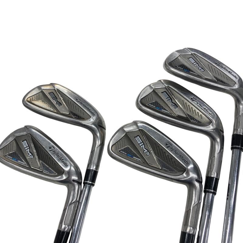 【中古】 テーラーメイド SIM2 MAX 5S アイアンセット IR KBS MAX MT85 JP (フレックスR) メンズ 男性用 右利き 右用 Cランク ゴルフクラブ