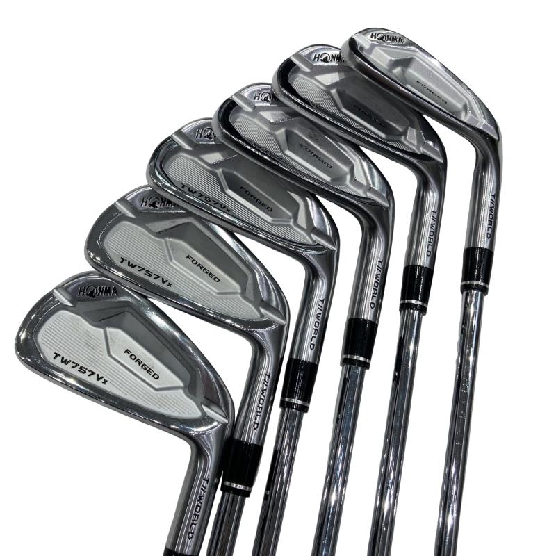 【中古】 本間ゴルフ TOUR WORLD TW757Vx 6S アイアンセット IR NS PRO MODUS3 TOUR105 (フレックスS) メンズ 男性用 右利き 右用 Cランク ゴルフクラブ