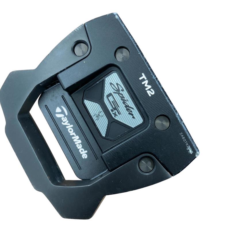 【中古】 仕立て屋御手伝いさん Spider GTx TRUSS BLACK TM2 34in パター PT スチール写真 (フレックス余分の物) メンズ 成人男性用 右利き 右用 C序列付ける ゴルフ野球クラブ