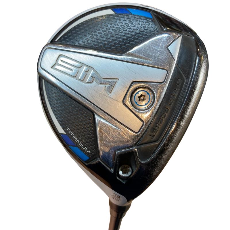 【中古】 テーラーメイド SIM 3W フェアウェイウッド FW TENSEI SILVER TM50(FW) (フレックスS) メンズ 男性用 右利き 右用 Cランク ゴルフクラブ