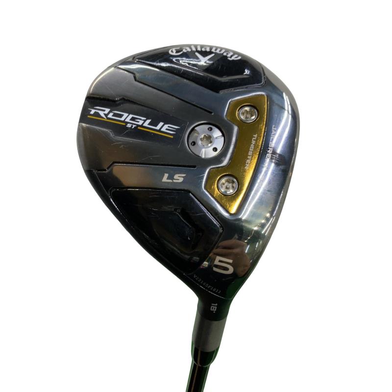 【中古】 キャロウェイ ROGUE ST LS 5W フェアウェイウッド FW TENSEI 55 for CW(ROGUE ST FW) (フレックスSR) メンズ 男性用 右利き 右用 Cランク ゴルフクラブ