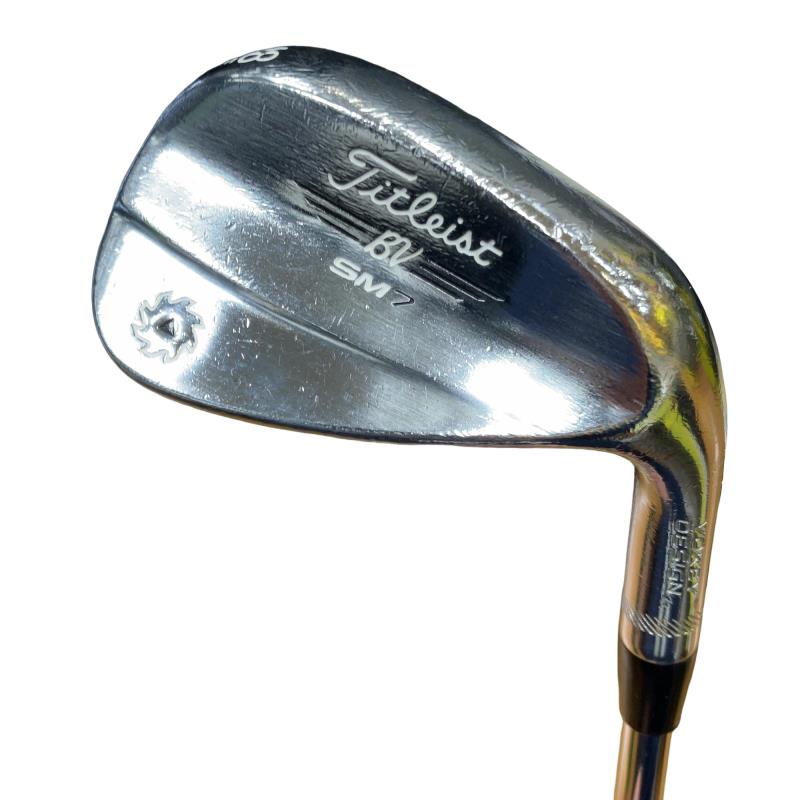 【中古】 タイトリスト VOKEY SPIN MILLED SM7 ツアークロム 48°/10°F ウェッジ WG Dynamic Gold (フレックスS) メンズ 男性用 右利き 右用 Cランク ゴルフクラブ