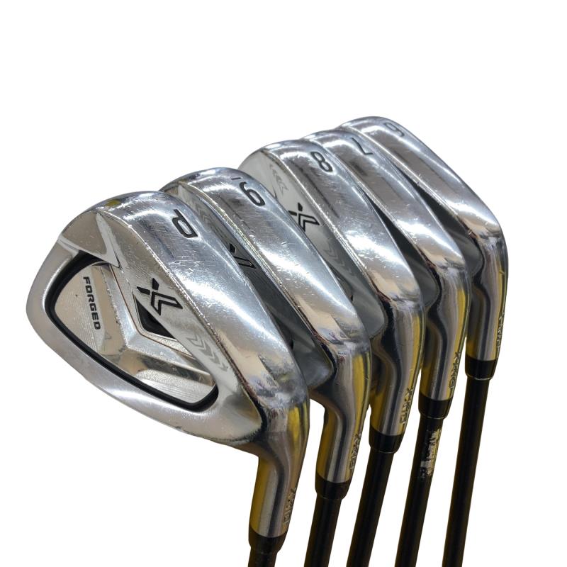 【中古】 ダンロップ XXIO(2020) eks 5S アイアン仕掛ける IR Miyazaki AX-1(IR) (フレックスS) メンズ 成人男性用 右利き 右用 D序列付ける ゴルフ野球クラブ