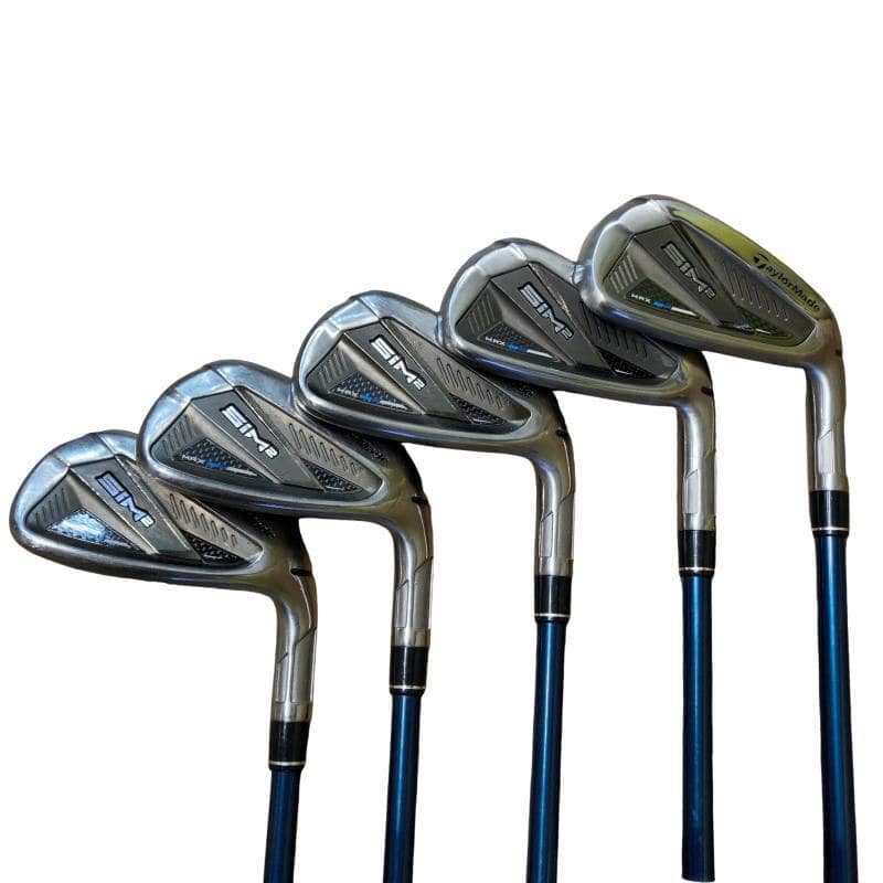 【中古】 テーラーメイド SIM2 MAX 5S アイアンセット IR TENSEI BLUE TM60(SIM2 IR) (フレックスR) メンズ 男性用 右利き 右用 Cランク ゴルフクラブ|ゴルフパートナー 中古クラブ店