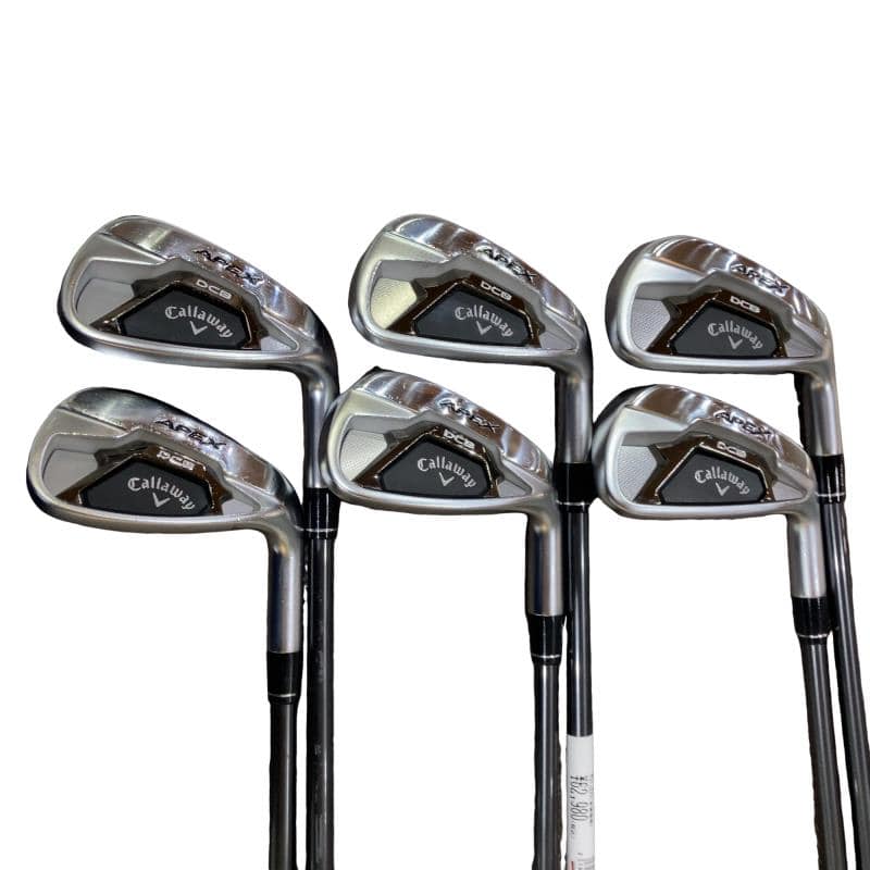 【中古】 キャロウェイ APEX DCB(2021) 6S アイアンセット IR Diamana 55 for CW(2021 APEX IR) (フレックスR) メンズ 男性用 右利き 右用 Cランク ゴルフクラブ