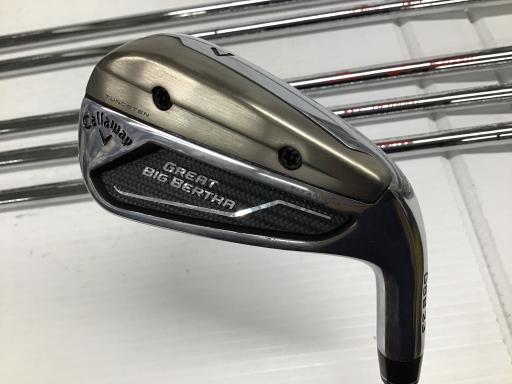 【中古】 キャロウェイ GREAT BIG BERTHA(2023) 6S アイアンセット IR 純正特注シャフト (フレックスS) メンズ 男性用 右利き 右用 Cランク ゴルフクラブ