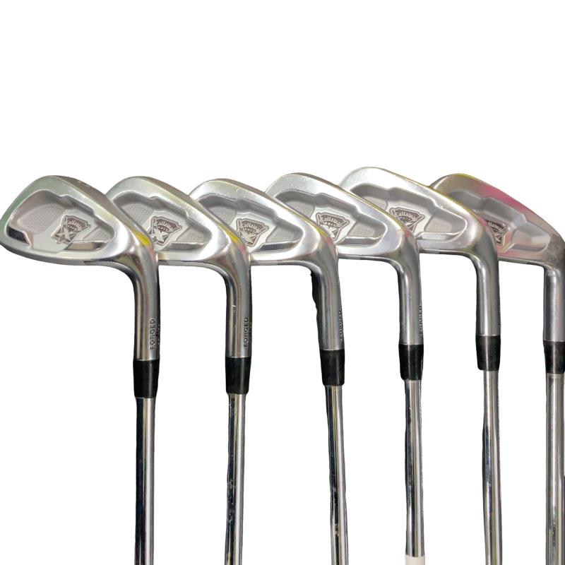【中古】 キャロウェイ X FORGED(2009)(新溝適合) 6S アイアンセット IR NS PRO 950GH (フレックスS) メンズ 男性用 右利き 右用 Cランク ゴルフクラブ