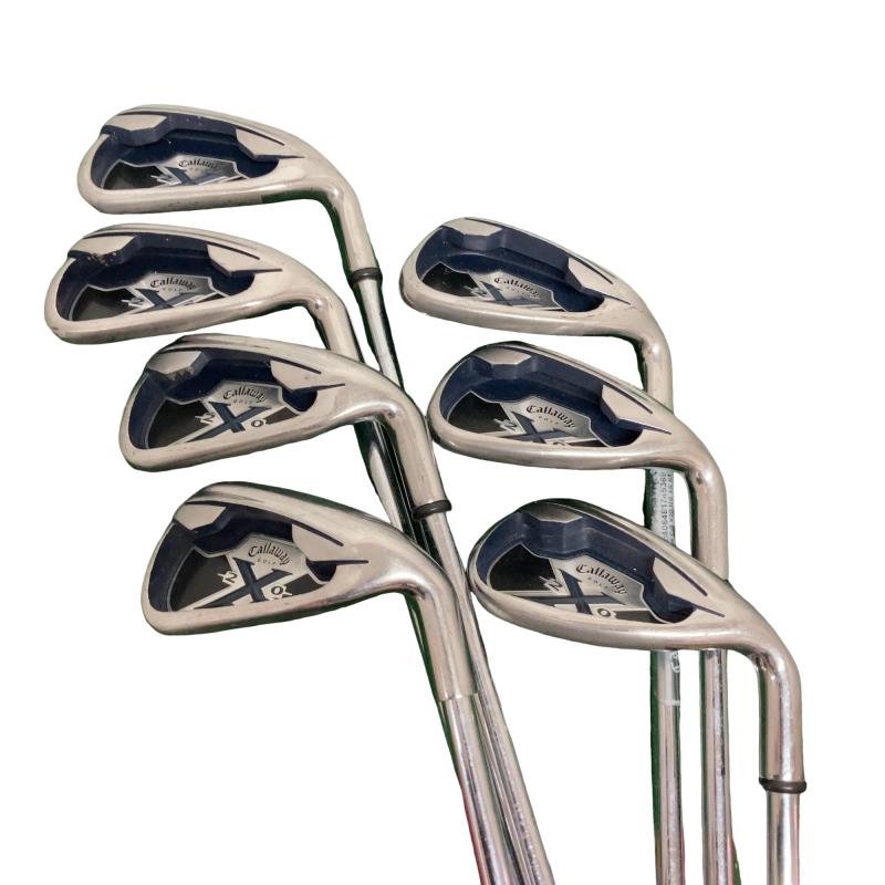 【中古】 キャロウェイ X・20(新溝其れ相応) 8S USA アイアン書き割り IR Callaway Golf Steel (フレックスUNI) メンズ 成人男性用 右利き 右用 D序列付ける ゴルフ野球クラブ