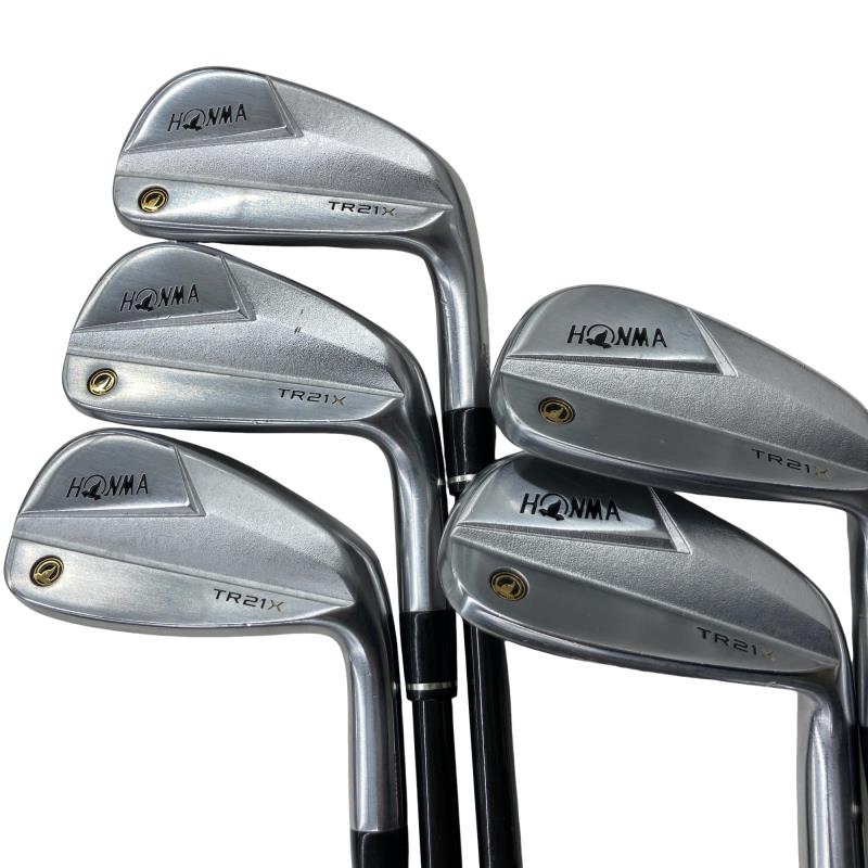 【中古】 本間ゴルフ TOUR WORLD TR21X 7S アイアンセット IR VIZARD TR20-65 (フレックスR) メンズ 男性用 右利き 右用 Cランク ゴルフクラブ
