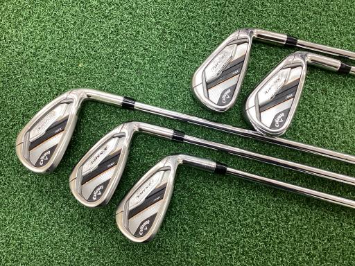 【中古】 キャロウェイ MAVRIK MAX 5S アイアンセット IR NS PRO ZELOS 7 (フレックスS) メンズ 男性用 右利き 右用 Cランク ゴルフクラブ