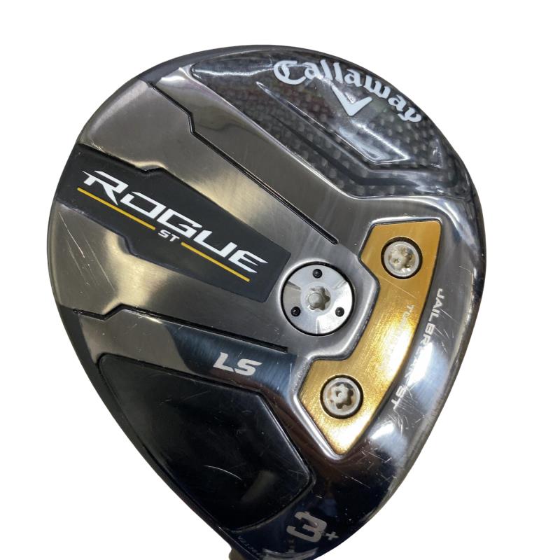 【中古】 キャロウェイ ROGUE ST LS 3W+ フェアウェイウッド FW 純正特注シャフト (フレックスS) メンズ 男性用 右利き 右用 Cランク ゴルフクラブ
