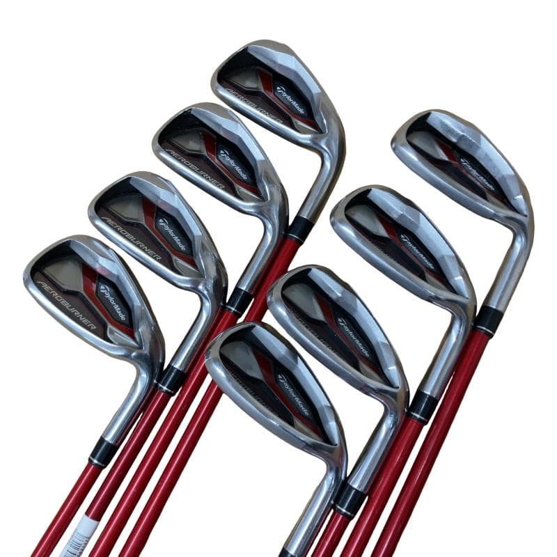 【中古】 仕立て屋御手伝いさん AERO BURNER 8S アイアン仕掛ける IR TM7-415 (フレックスS) メンズ 成人男性用 右利き 右用 C序列付ける ゴルフ野球クラブ