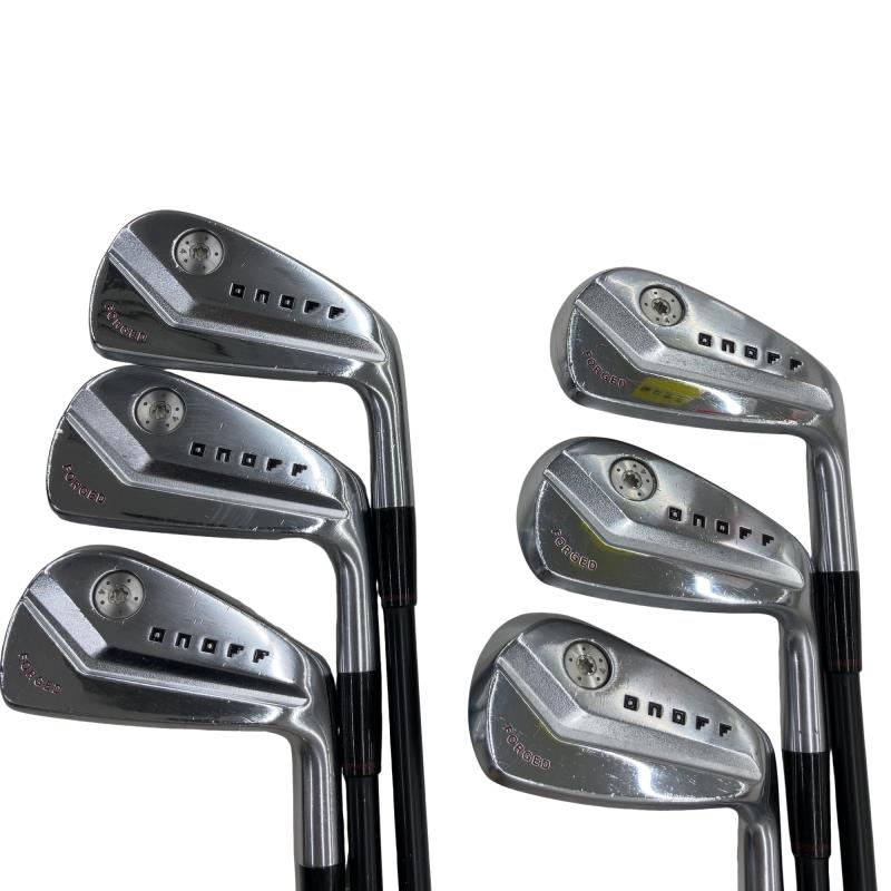【中古】 ダイワ(グローブライド) ONOFF FORGED(2022) KURO 7S アイアン仕掛ける IR LABOSPEC SHINARI:i80 (フレックスS) メンズ 成人男性用 右利き 右用 C価値づける ゴルフ野球クラブ