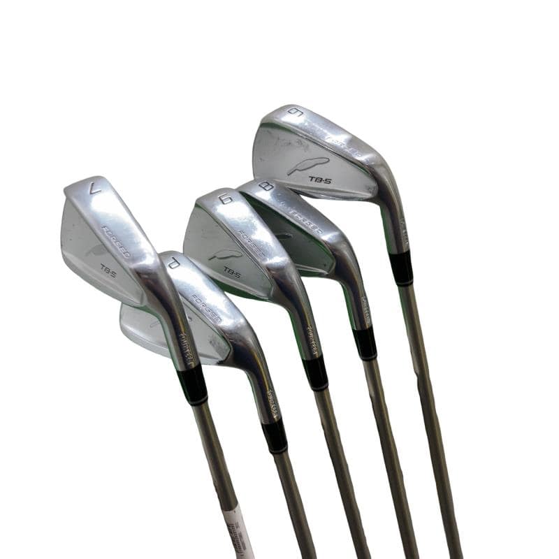 【中古】 フォーティーン TB-5 FORGED 5S アイアンセット IR 純正特注シャフト (フレックスS) メンズ 男性用 右利き 右用 Cランク ゴルフクラブ
