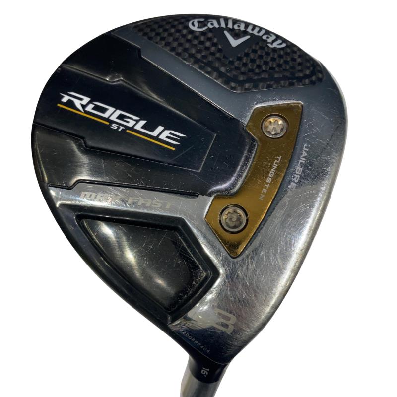 【中古】 キャロウェイ ROGUE ST MAX FAST 3W フェアウェイウッド FW リシャフト (フレックスその他) メンズ 男性用 右利き 右用 Cランク ゴルフクラブ