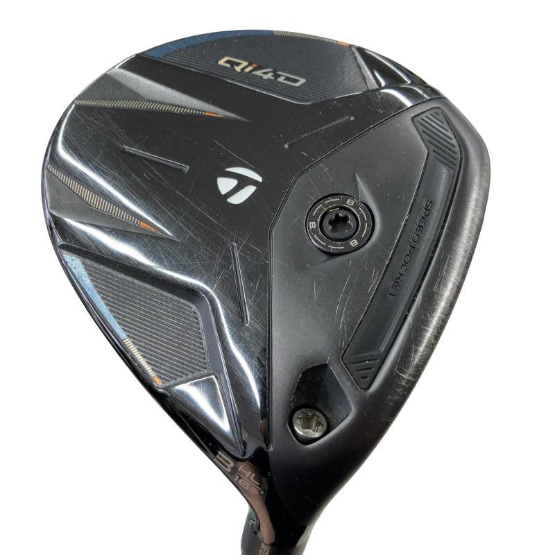 【中古】 テーラーメイド Qi4D 3HL フェアウェイウッド FW REAX 55(Qi4D FW) (フレックスS) メンズ 男性用 右利き 右用 Cランク ゴルフクラブ｜ゴルフパートナー 中古クラブ店