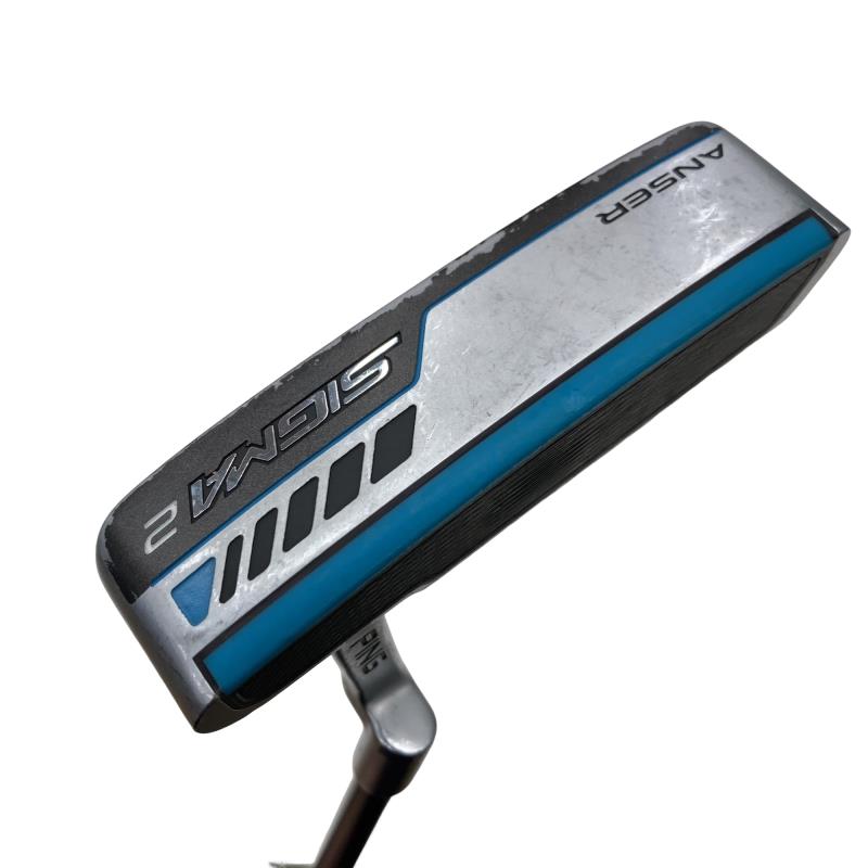 【中古】 ピン SIGMA 2 ANSER プラチナム 34in(PP58) パター PT 事あたらしい炭素 (フレックス余分の物) メンズ 成人男性用 右利き 右用 C序列付ける ゴルフ野球クラブ ゴルフ-パター