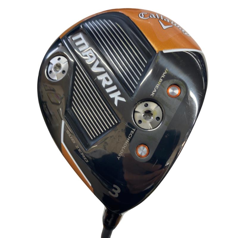 【中古】 キャロウェイ MAVRIK SUBZERO 3W フェアウェイウッド FW Speeder EVOLUTION VI FW 60 (フレックスS) メンズ 成人男性用 右利き 右用 C位置づける ゴルフ野球クラブ